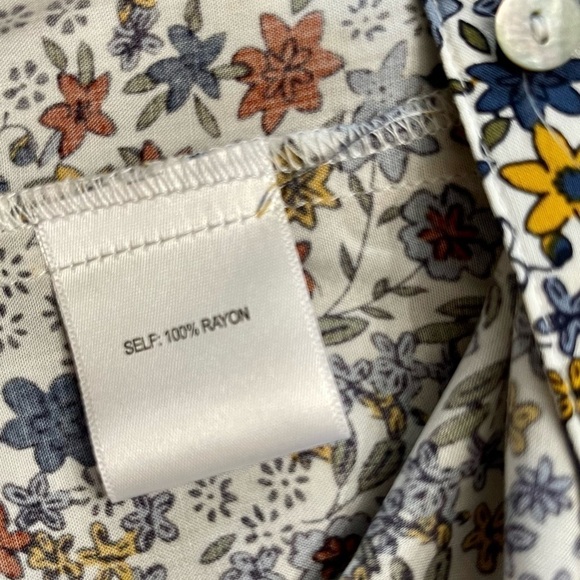 JANE & DELANCEY, DELIGHTFUL, BUTTON DOWN, TUNIC TOP. SIZE M - Picture 7 of 7